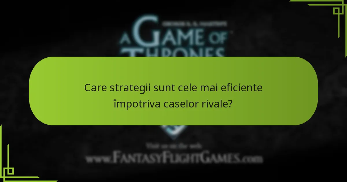 Cum își menține Casa Arryn controlul asupra terenului montan?