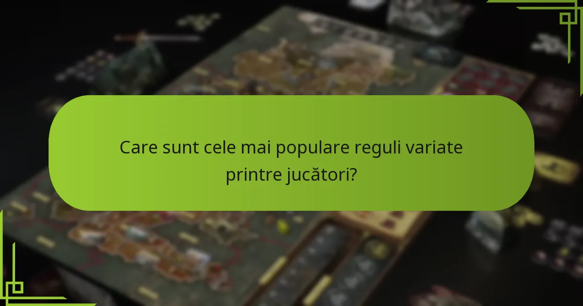 Care este impactul general al regulilor variate și al modificărilor caselor asupra gameplay-ului?