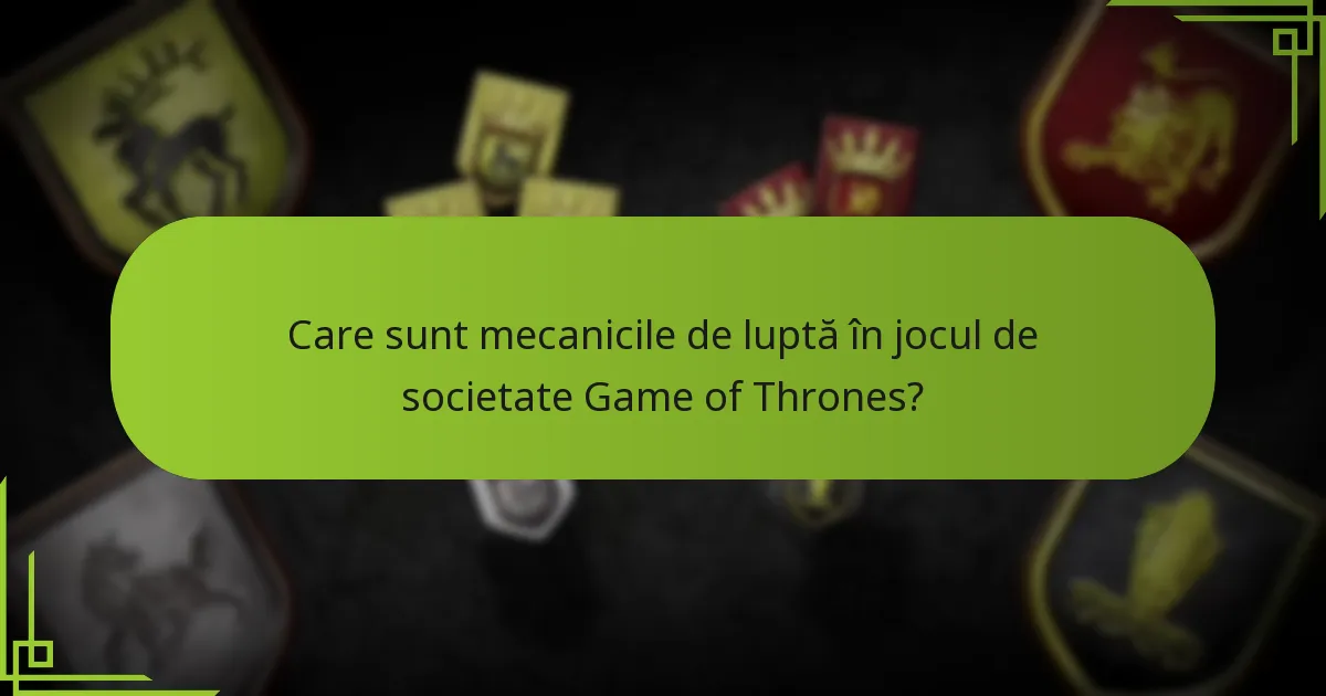 Cum este structurată ordinea de joc în jocul de societate Game of Thrones?