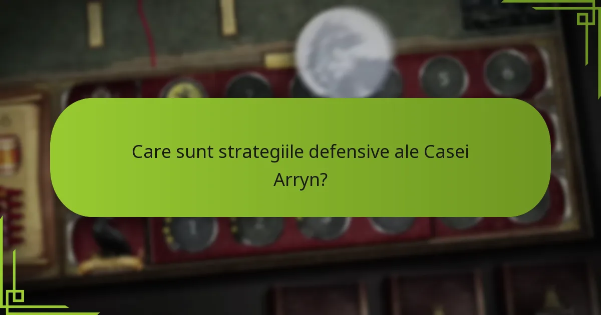 Cum beneficiază Casa Arryn de terenul montan?