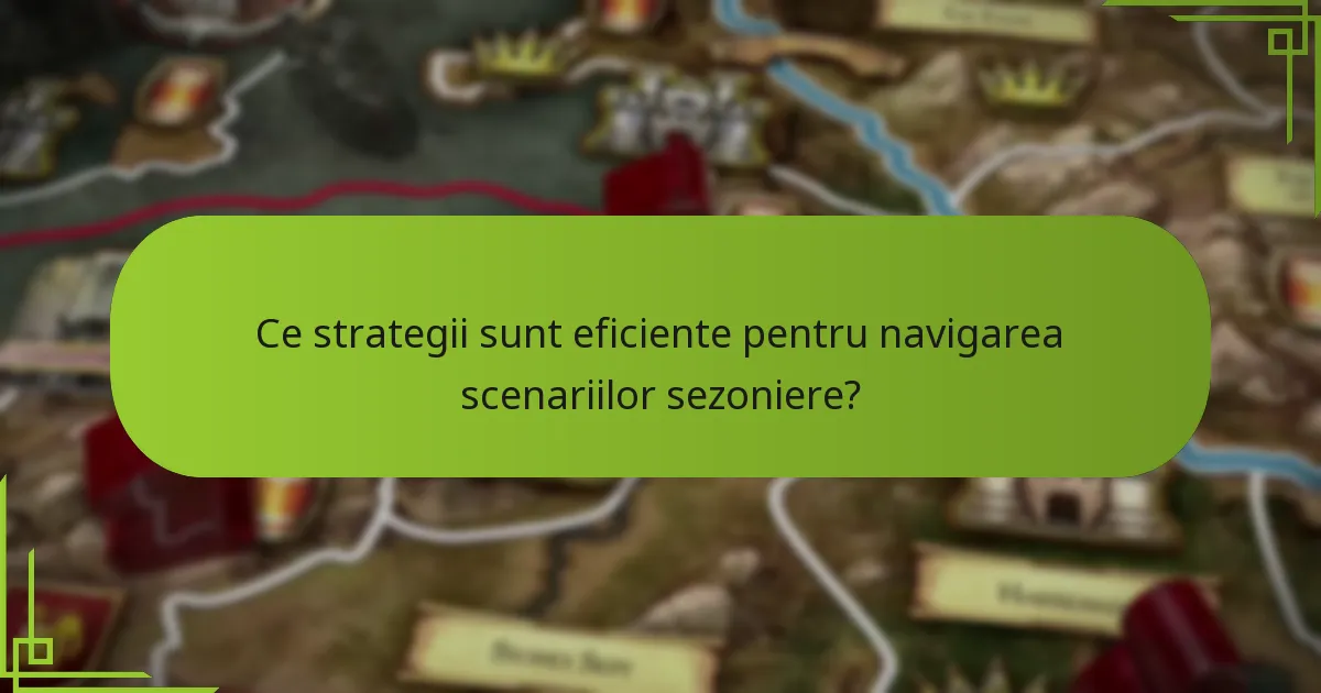 Care sunt schimbările resurselor în diferite sezoane?